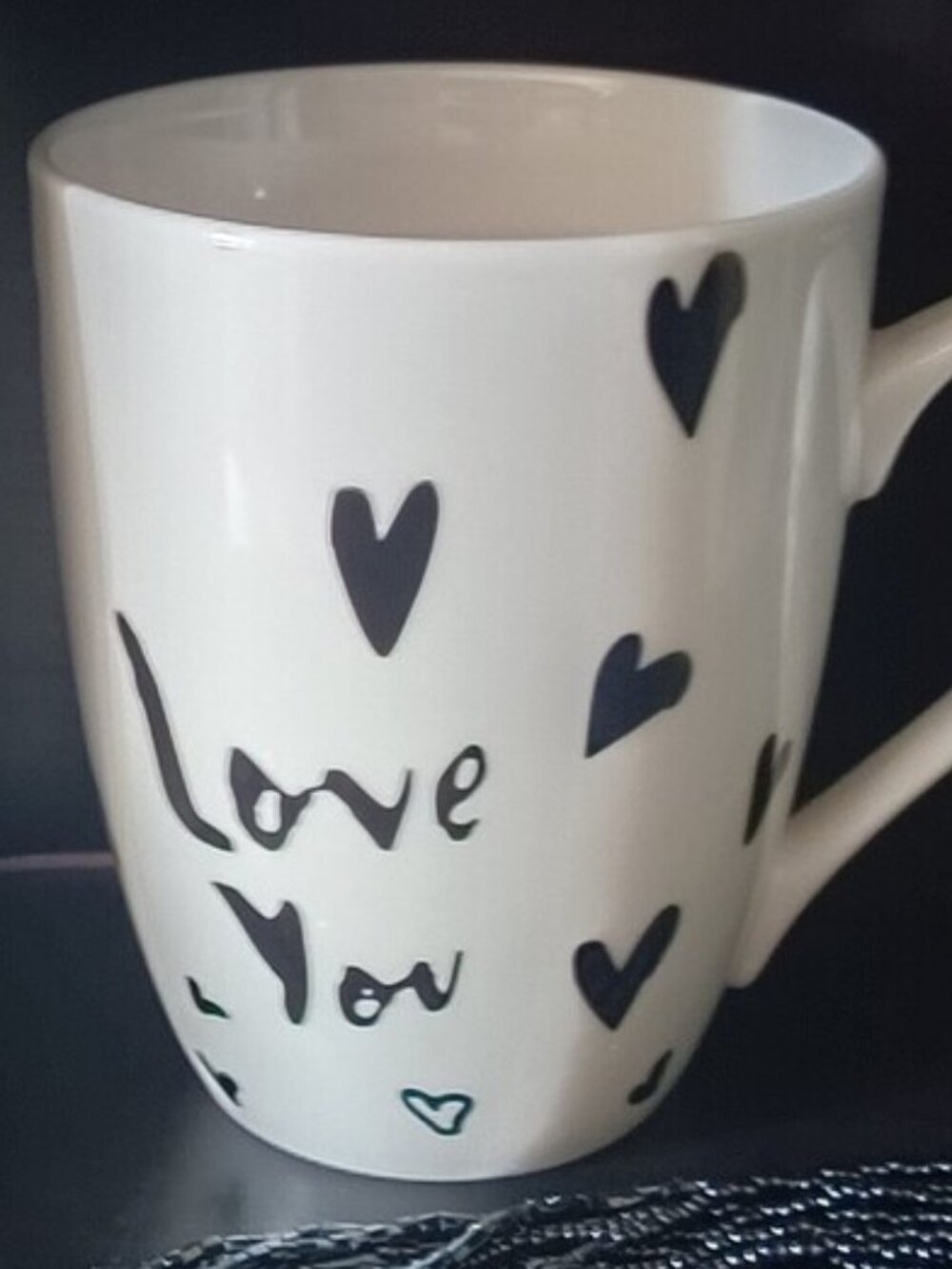 🖤 Love You" Heart ceramic Mug